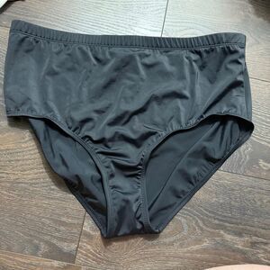 Swimsuits for All Women’s 24 Black Bikini Swim Bottom New